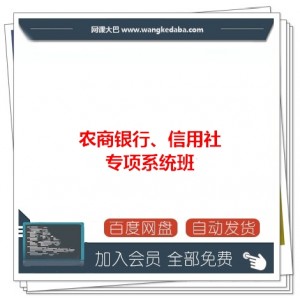 农商银行、信用社专项系统班